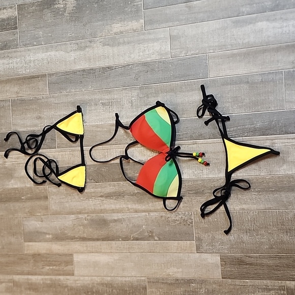 PAC SUN brand 3 piece bikini set - Picture 1 of 16